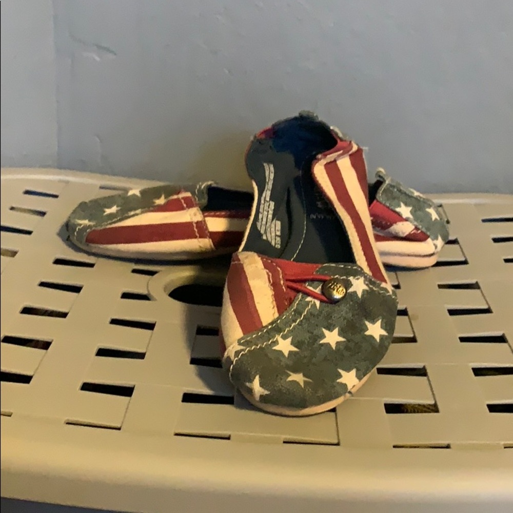 USA Flag Ballet Flats
